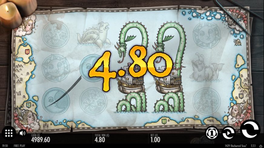 1429 Uncharted Seas slot screen 2