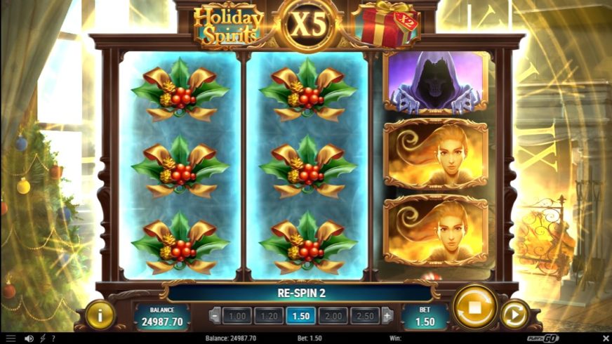 Holiday Spirits slot screen 3