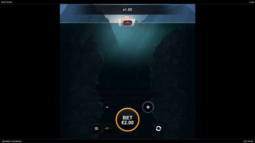 Deep Rush slot screen 1
