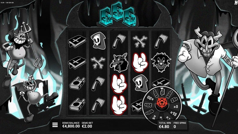 Six Six Six slot screen 4