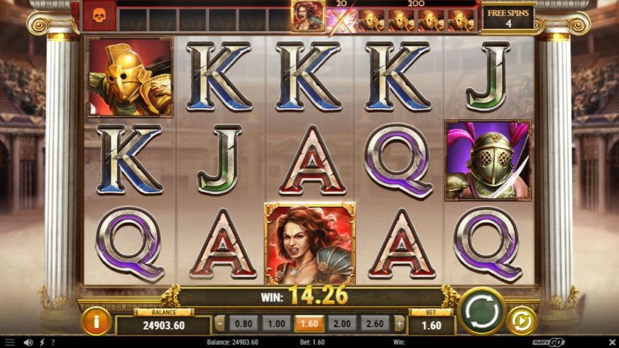 Game of Gladiators slot screen 8