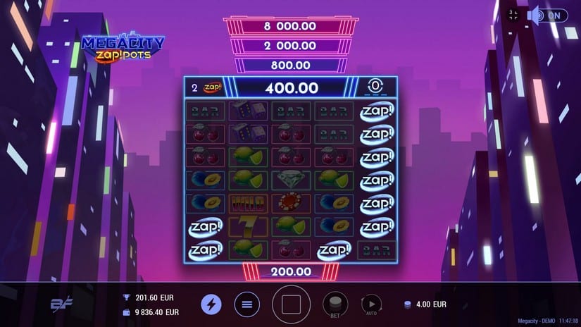 Megacity slot screen 8