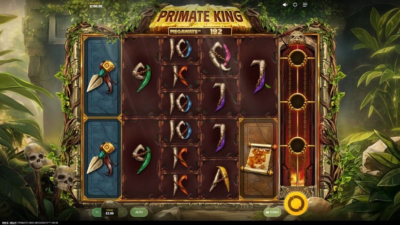 Primate King Megaways slot screen 1