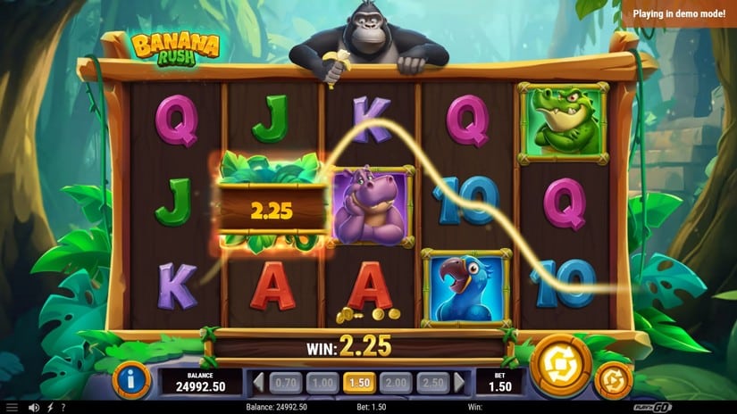 Banana Rush slot screen 2