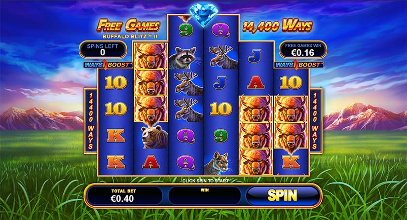 Buffalo Blitz II slot screen 2