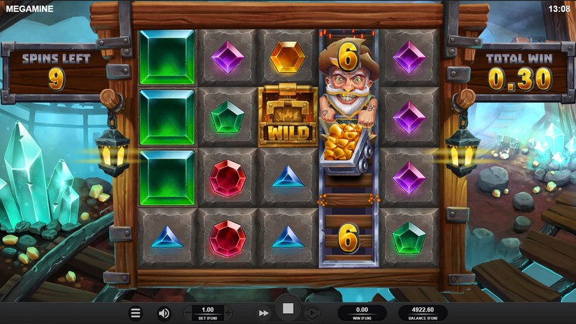 Mega Mine slot screen 5