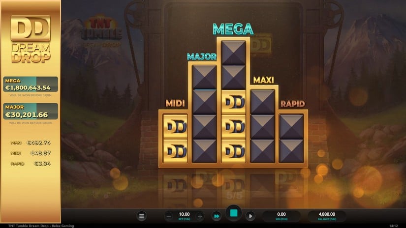 TNT Tumble Dream Drop slot screen 4