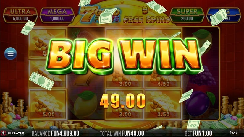7 Gold Fruits slot screen 5