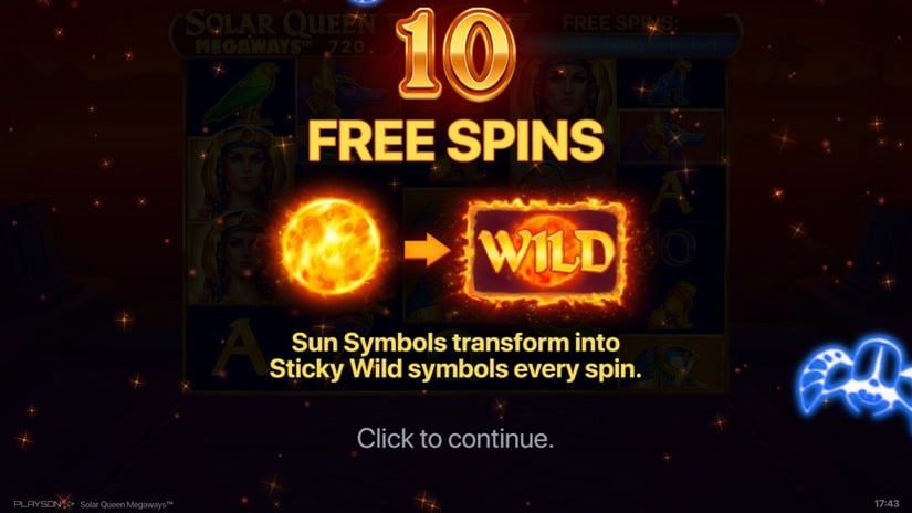 Solar Queen Megaways slot screen 4