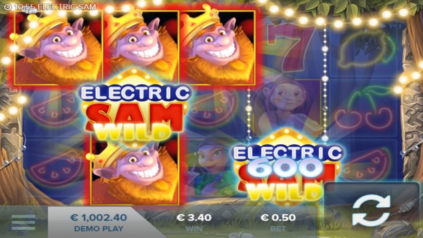 Electric Sam slot screen 2