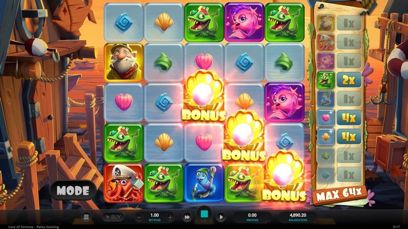 Lure of Fortune slot screen 3