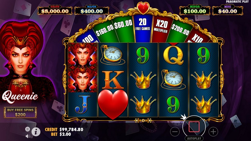 Queenie slot screen 4
