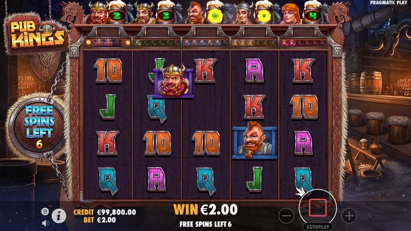 Pub Kings slot screen 4