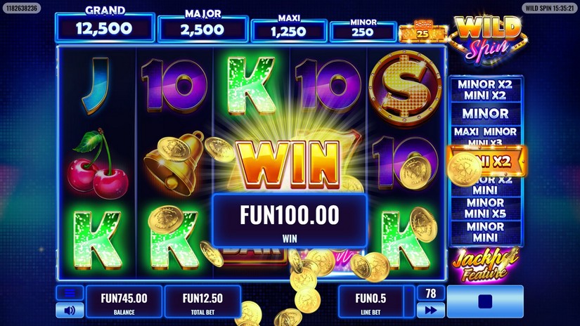 Wild Spin slot screen 5