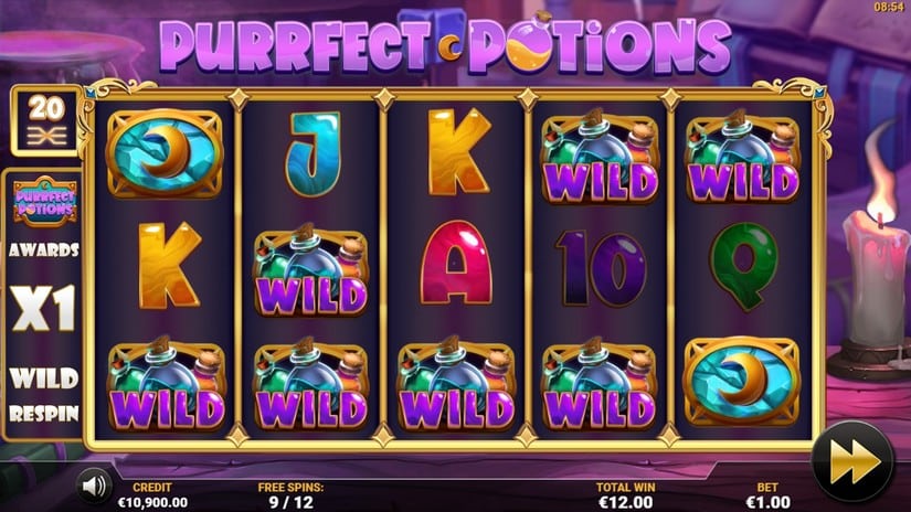 Purrfect Potions slot screen 6