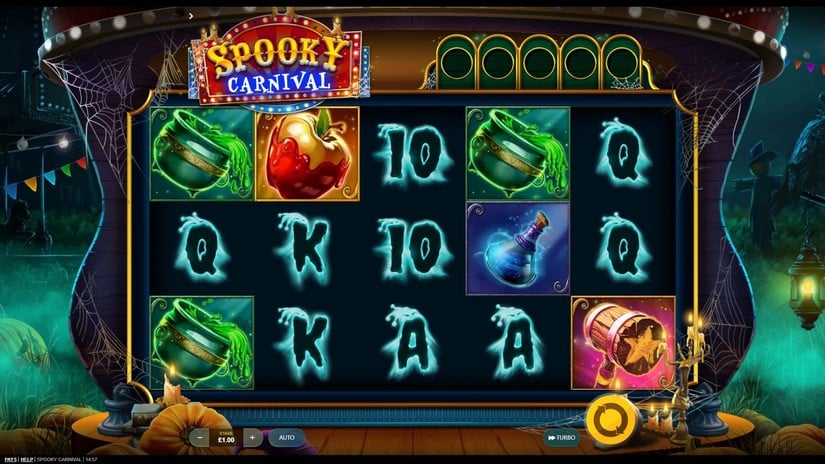 Spooky Carnival slot screen 1
