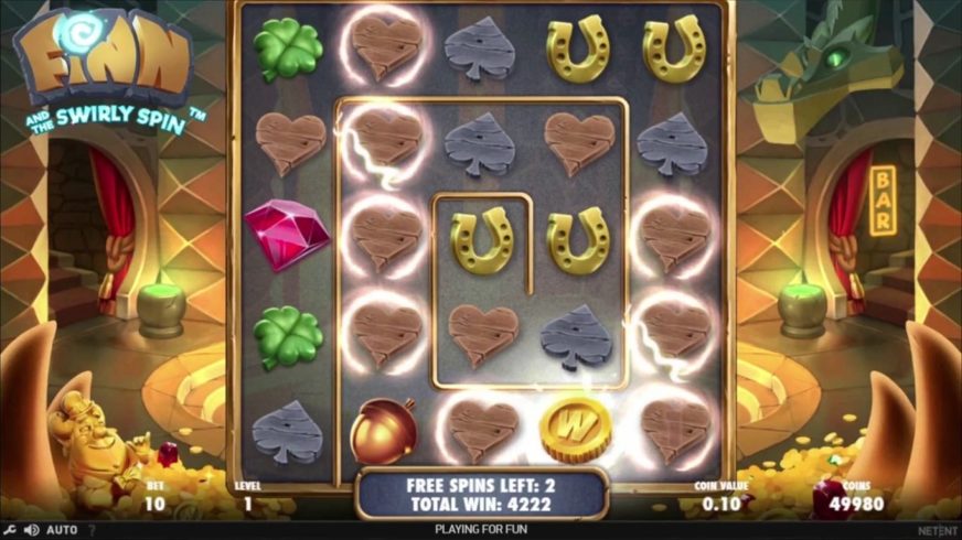 Finn and the Swirly Spin slot screen 2