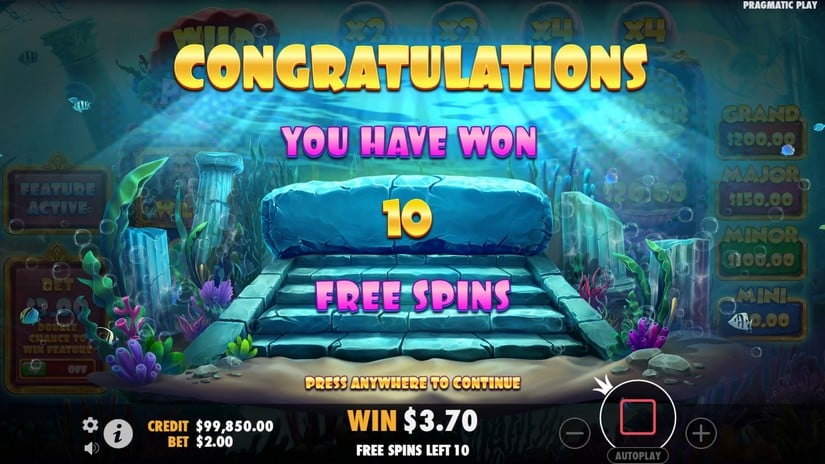 Wild Wild Pearls slot screen 2