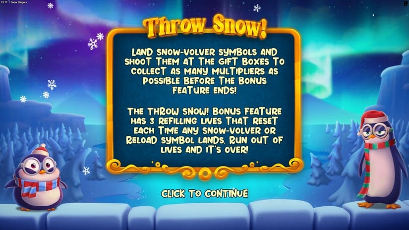 Snow Slingers slot screen 3