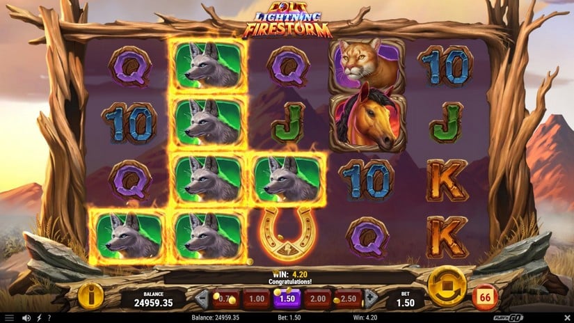 Colt Lightning Firestorm slot screen 5