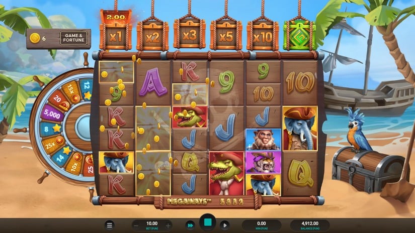 Wild Buccaneers Megaways slot screen 2