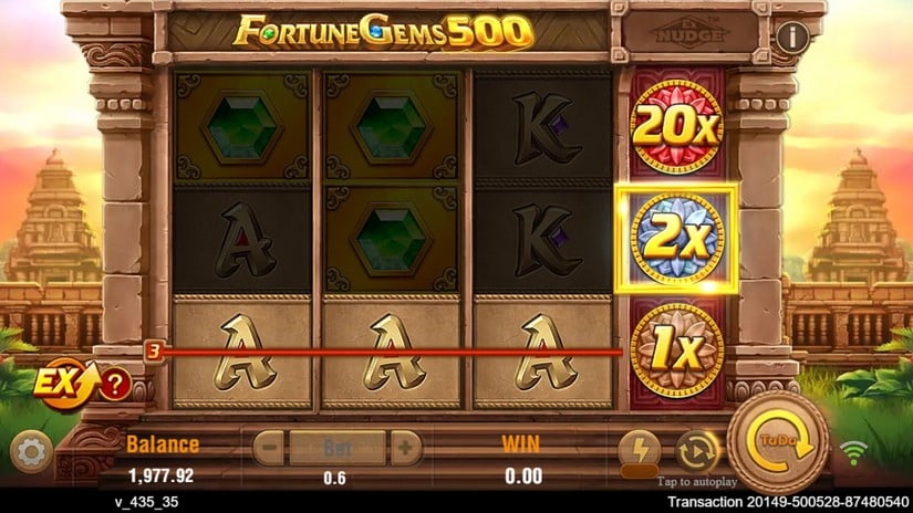 Fortune Gems 500 slot screen 3