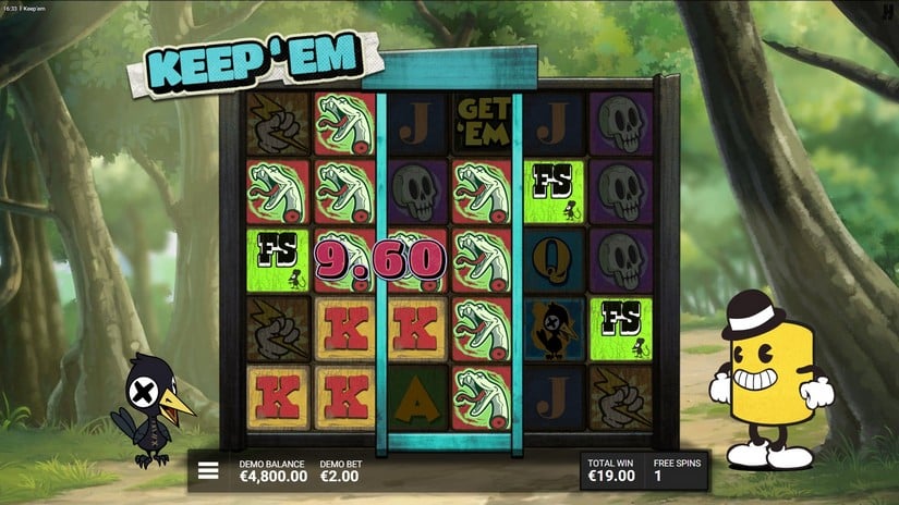Keep ‘Em slot screen 4