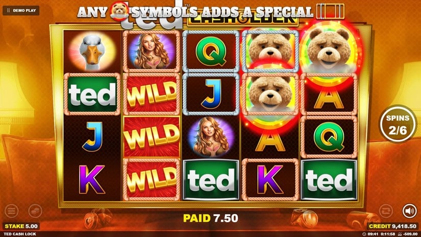 TED Cash Lock slot screen 5