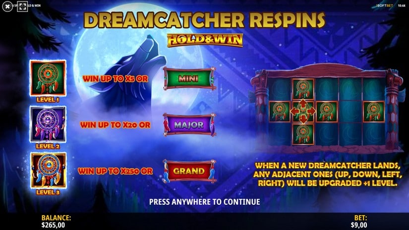 Moon Spirit slot screen 6