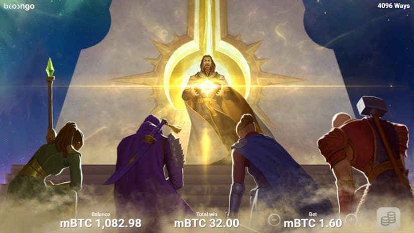 The King of Heroes slot screen 3