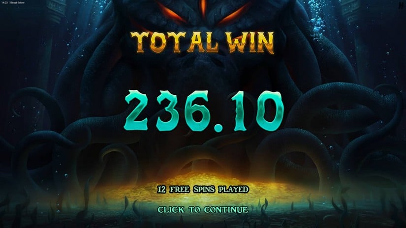 Beast Below slot screen 7