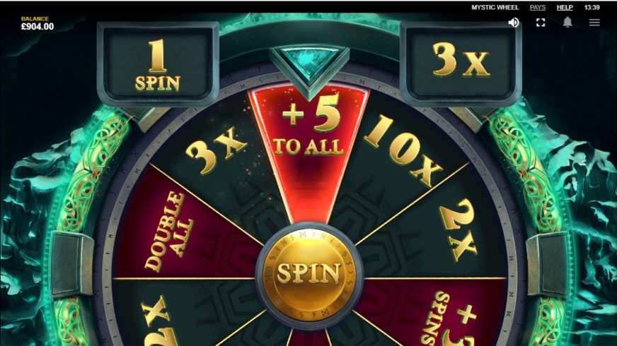 Mystic Wheel slot screen 5