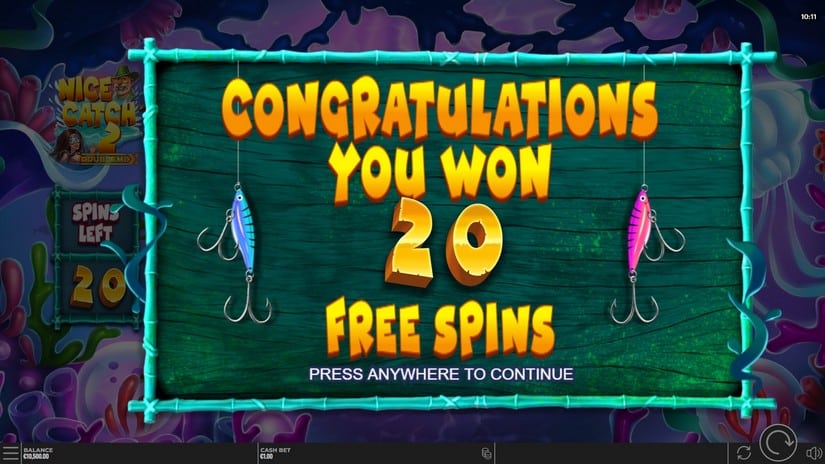 Nice Catch 2 DoubleMax slot screen 3