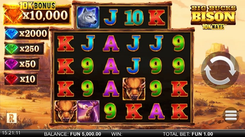Big Bucks Bison 10K Ways slot screen 1