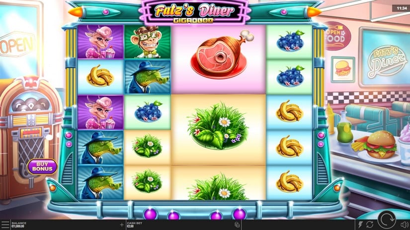 Fatz’s Diner slot screen 1