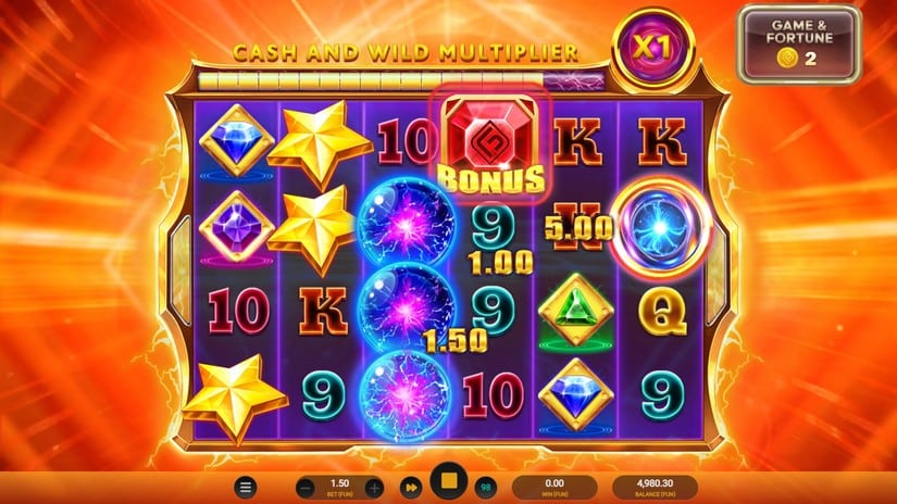 Cosmic Rush Dream Drop slot screen 3