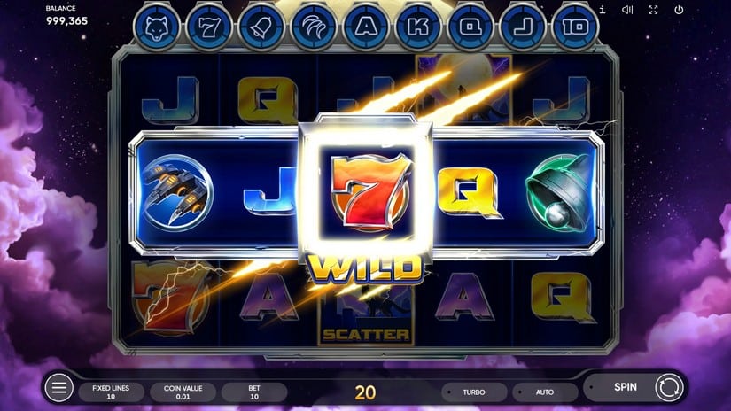 Cyber Wolf slot screen 6