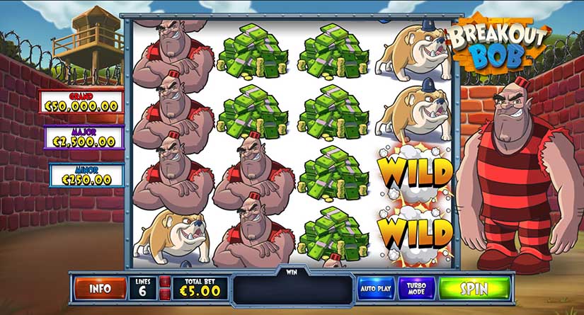 Breakout Bob slot screen 2