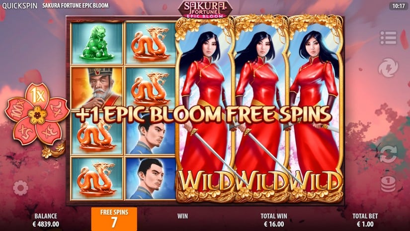 Sakura Fortune Epic Bloom slot screen 5