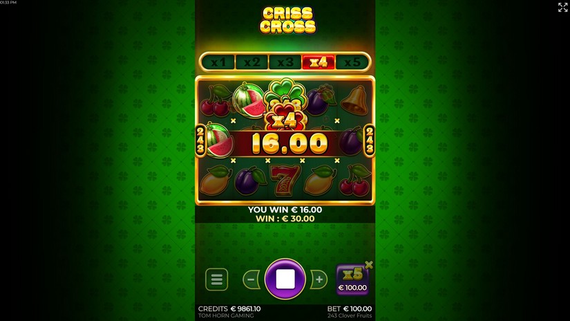 243 Clover Fruits slot screen 4
