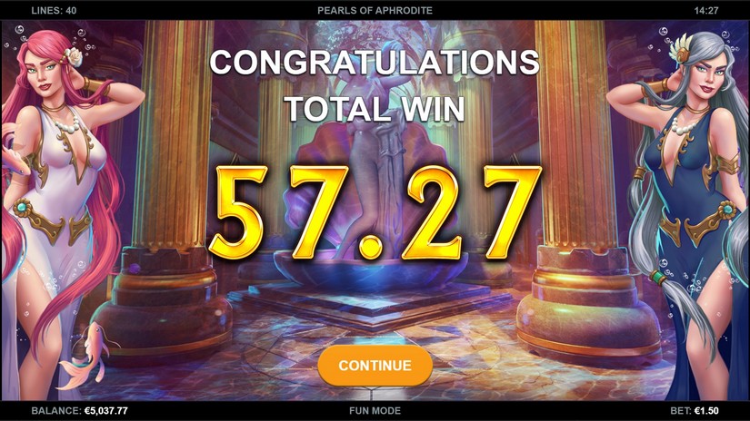 Pearls of Aphrodite slot screen 6