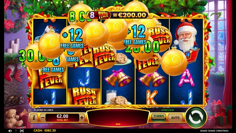 Shake Shake Christmas slot screen 4