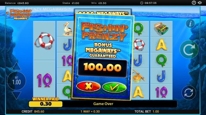 Fishin’ Frenzy Megaways slot screen 4