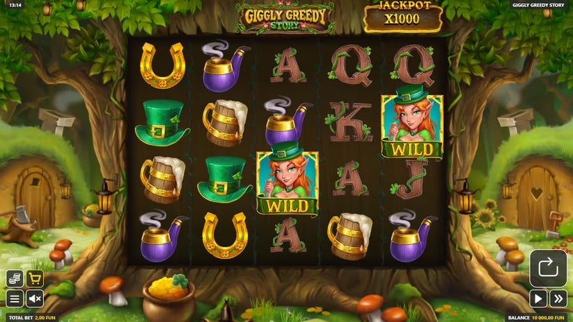 Giggly Greedy Story slot screen 1
