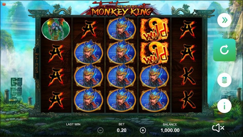 The Treasure of Monkey King slot screen 1