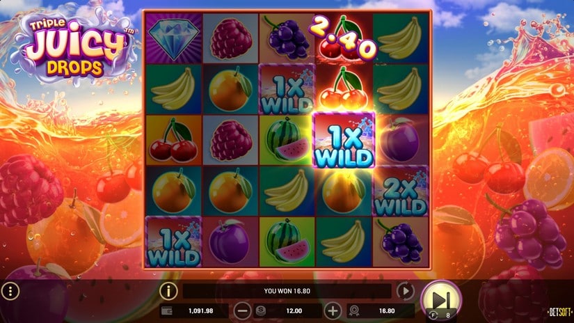 Triple Juicy Drops slot screen 5