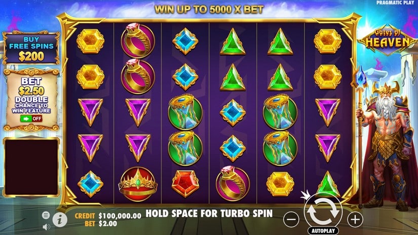 Gates of Heaven slot screen 1