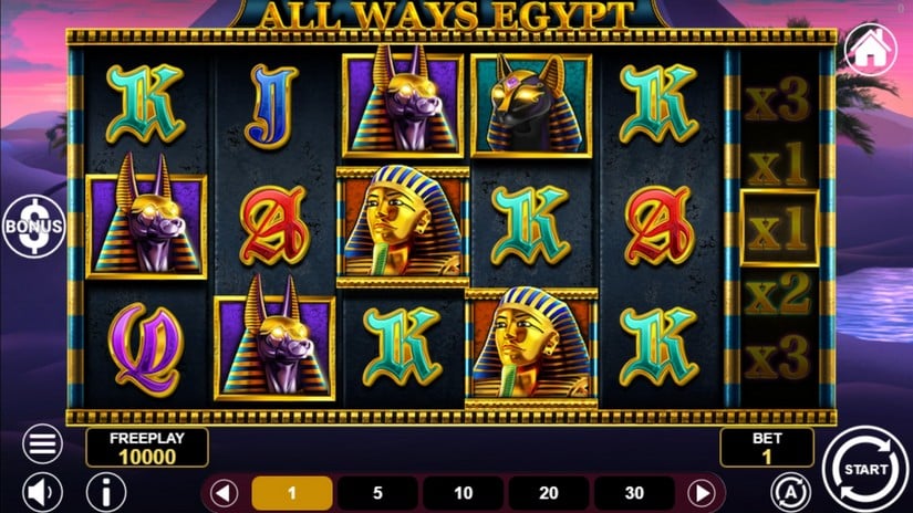 All Ways Egypt slot screen 1