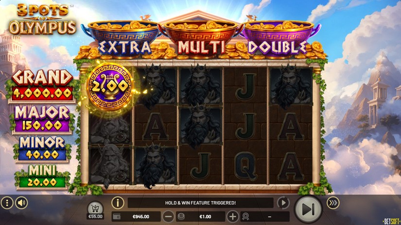 3 Pots of Olympus slot screen 2