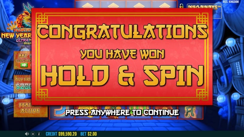 Floating Dragon New Year Festival Ultra Megaways Hold & Spin slot screen 6
